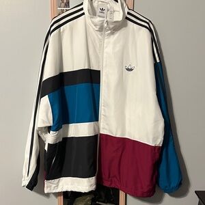 Adidas Men's Colorblock Windbreaker Jacket